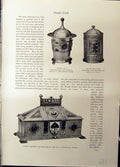Old Studio 1915 Trophy Cup Dewar Tea Caddy Eadie Casket Czarkowy Coun 20th