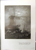 Old Studio 1915 Windmill Scheldt Antwerp William Callow Canale Barata 20th