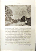 Old 1915 Bridgend Ceres Village Robert Home Boy Putting Stone Statue 20th
