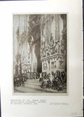 Old Procession Sta. Maria Della Grazia Milan Cathedral Turrell Fish M