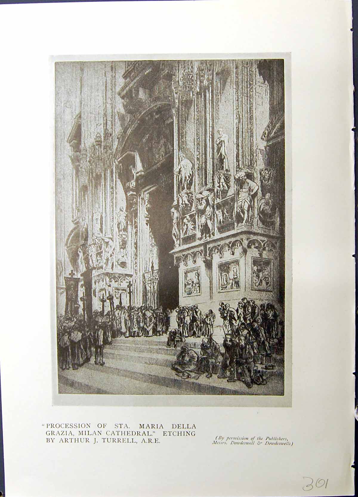 Old Procession Sta. Maria Della Grazia Milan Cathedral Turrell Fish M