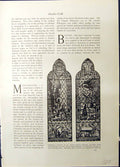 Old Memorial Window St. Ann'S Church Clifton Hall-I Th-Wood Bolton St