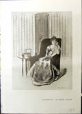 Old Les Bijoux Lady Sitting Chair Gabain Studio 1915 Sermon Albans Ch 20th