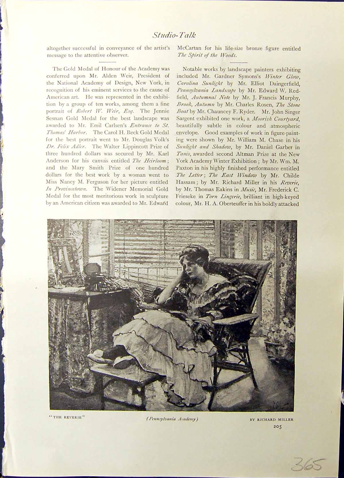 Old Reverie Lady Sitting Chair Miller Sunlight Shadwo Man Hammock Cha