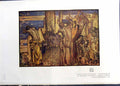 Old Studio 1915 Pastel Study Panel Stoning St. Stephen Christ'S Hospi 20th