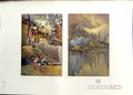 Antique Old Print Colour Nullah Dal Lake Kashmir Aberigh Mackaystudio 1915 20th