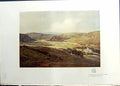 Old Antique Print Colour Valley Aire Mountains Thomas Girtin Studio 1915 20th