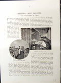 Old Ireland Industry Manufacture Linen Warp Yarn Weaving Machine Brit 19th