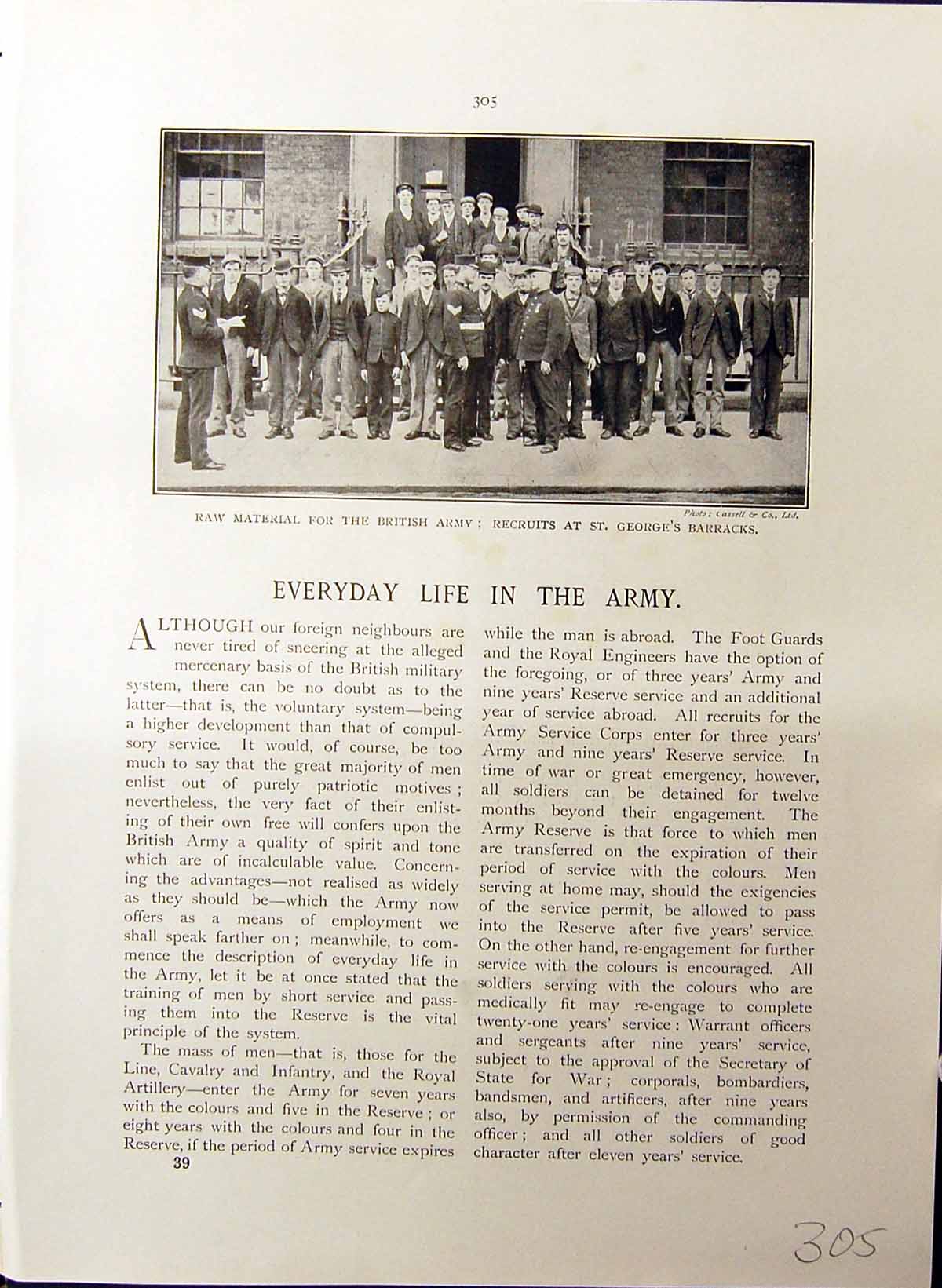 Old Britain Work C1910 British Army George'S Barracks Military Riding 20th