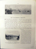Old Manchester Ship Canal Steam Navvy Dock Swan Train Britain Work C1