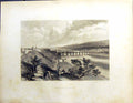 Old Print Beattie Engraving Scotland C1836 Berwick Bridge Harding Finden 19th