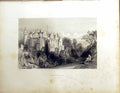 Old Beattie Engraving Scotland C1836 Abbotsford Roxburghshire Prior A 19th