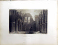 Old Holyrood Chapel Edinburgh Allom Adlard Beattie Engraving Scotland
