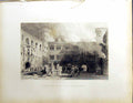 Old Inner Court Palace Linlithgow Beattie Engraving Scotland C1836 Wa 19th