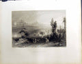 Antique Print Tarbolton Beattie Engraving Scotland C1836 Bartlett Armytage 19th