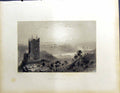 Old Print Beattie Engraving Scotland C1836 Kilmarnock Hinchliffe Bartlett 19th