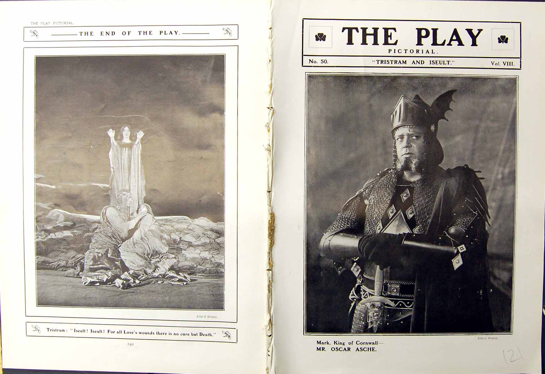 Old Play C1905 Theatre Oscar Asche Matheson Lang Hutin Britton King C 20th