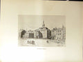 Antique Print Brick Church Court Washington Street Boston C1896 Henry Blane