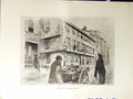 Original Old Antique Print Wells House Salem Street Boston C1896 Henry Blaney