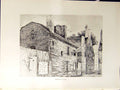 Old Antique Print Greenough Lane Charter Street Boston C1896 Henry Blaney 19th