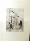 Antique Print Elmer Place Salem Street Wells House Boston C1896 Henry Blane
