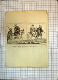 Antique Print Fashion Dress Egypt Woman Cairo Riding Ass Chouse Tanizaries