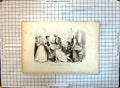 Old Antique Print Fleur-De-Marie Reconnue Par Son Pere Fainted Lady Scene