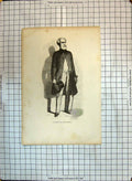 Original Old Antique Print Portrait Man Le Comte De Saint-Remy