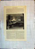 Old Antique Print Cabinet Laboratoire Pour Fixage Laboratory Instruments