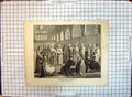 Original Old Antique Print Religious Orders Church Scene 1784 Engraving 18th