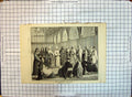 Old Antique Print Religious Orders Men Church Scene Religion 1784 Hooper 18th