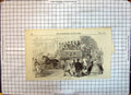 Original Old Antique Print 1847 Improved Omnibus Builders Transport Passengers
