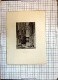 Old Antique Print Interior Milan Cathedral Italy Architecture Engraving