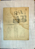 Antique Old Print War Armour Weapons Bartoli Triumphal Arches British Museum