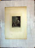 Original Old Antique Print Scene King Richard Ii Theatre Actors Shakespeare