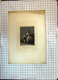 Original Old Antique Print Love'S Labour Lost Theatre Scene Actors Engraving