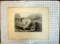 Old Engraving Tomb Virgin Jerusalem Architecture People Bradshaw Bart