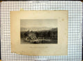 Old Engraving Plain Jericho Looking Towards Moab Mountains Bentley Ba