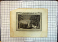 Antique Old Print Messenger Mountains Appearance Moon Celebrating Neomenia