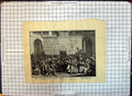 Original Old Antique Print Distribution Feu Sacre Grecs Patriarche Men Fighting