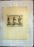 Original Old Antique Print Negro Women Different Dresses Natives Africa