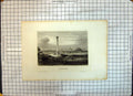 Original Old Antique Print View Alexandrien Camels Monument