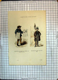 Old Print Paris France Marchand Crimes Crieurs Journax Mort Aux Rats 1845 19th