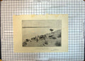 Old Antique Print Vue Prise Sur Les Bords Rio Neuquen Horses Lake Scene