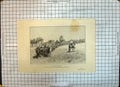 Original Old Antique Print Convoi De Charrettes Horses Wagons Convoy Cadiot