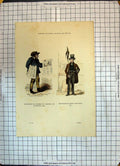Old Antique Print Colour Marchand De Crimes Journaux Mort Aux Rats 1845 19th