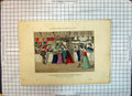 Antique Old Print Les Boutiques Galerie Du Palais De Justice Costumes Paris
