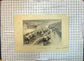 Antique Old Print Mulets Transportant Minerai Mules Transport Meat Industry