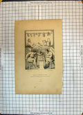 Antique Old Print Boultique D'Un Cordonnier Siegle Men Shoemakers Shoes Men