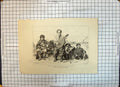 Antique Print Types Malo-Russes Kobzar Ostap Veresai Music Instruments Men